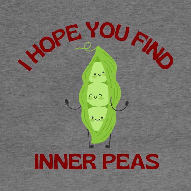 I Hope You Find Inner Peas | Cute Peas Pun by Allthingspunny